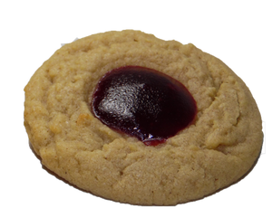 Peanut butter and raspberry jelly cookie for a nostalgic flavor combination.